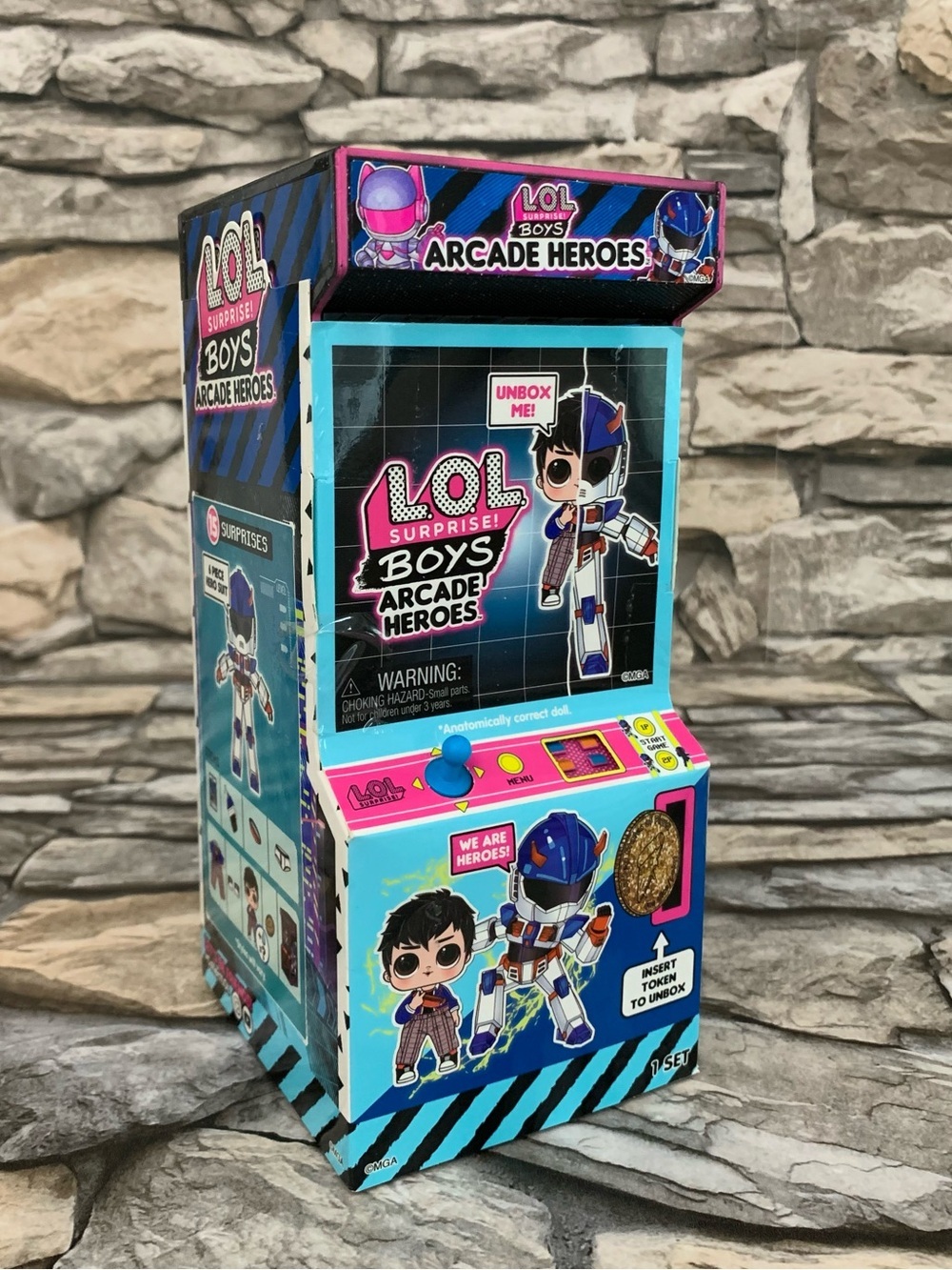 LOL Surprise Boys Arcade Heroes Fashion Doll Accessories Container Coin Card New